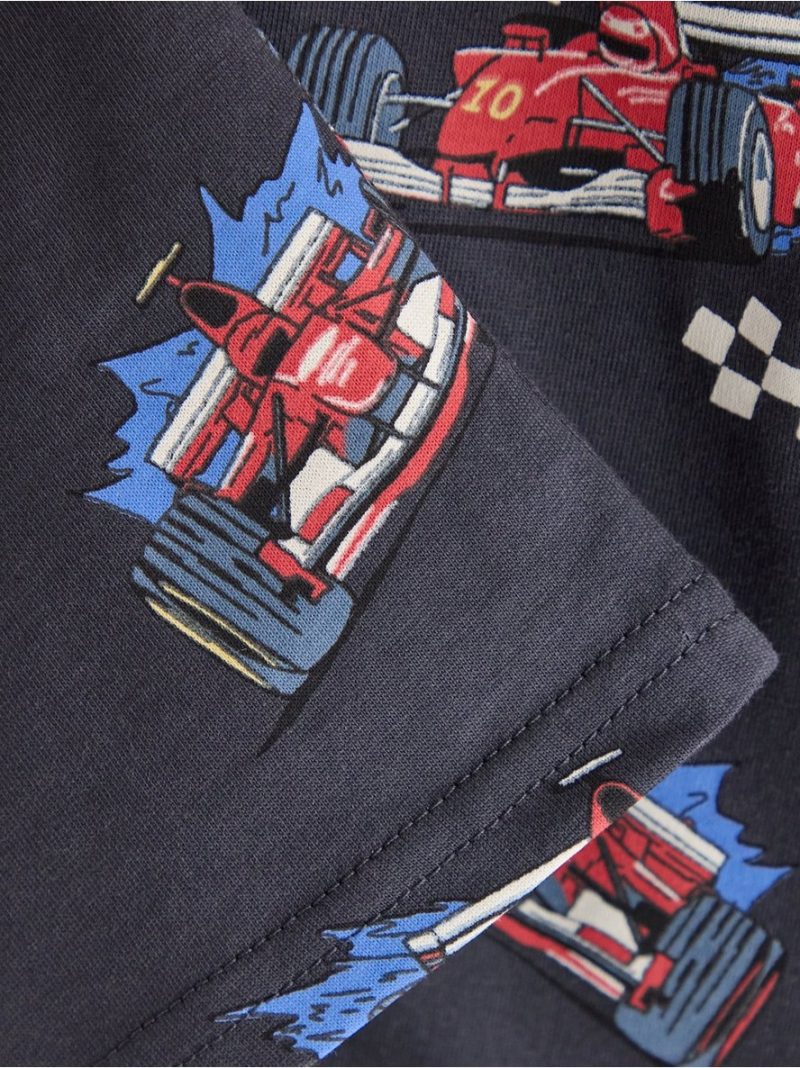 T-shirt with race car print - 3011371-7161