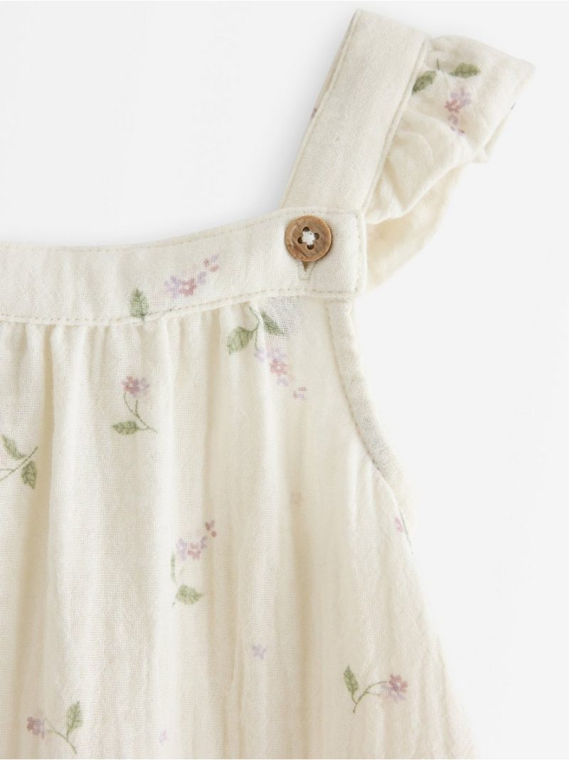 Romper in cotton gauze - 3011403-6728