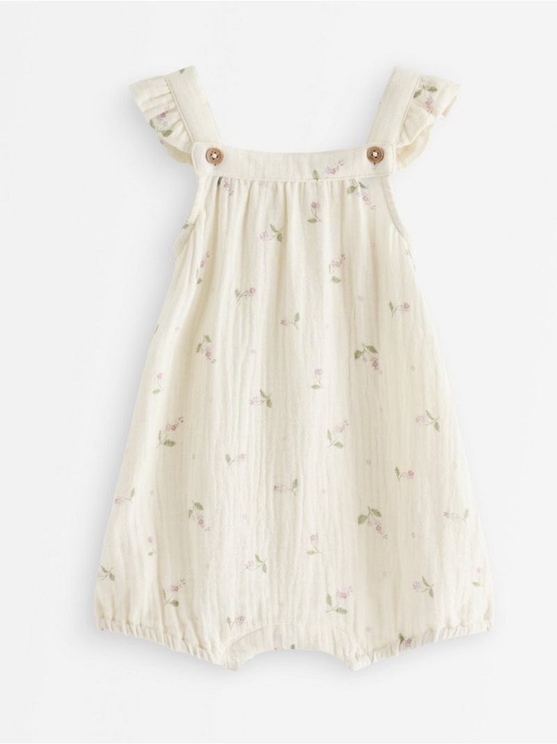 Romper in cotton gauze - 3011403-6728