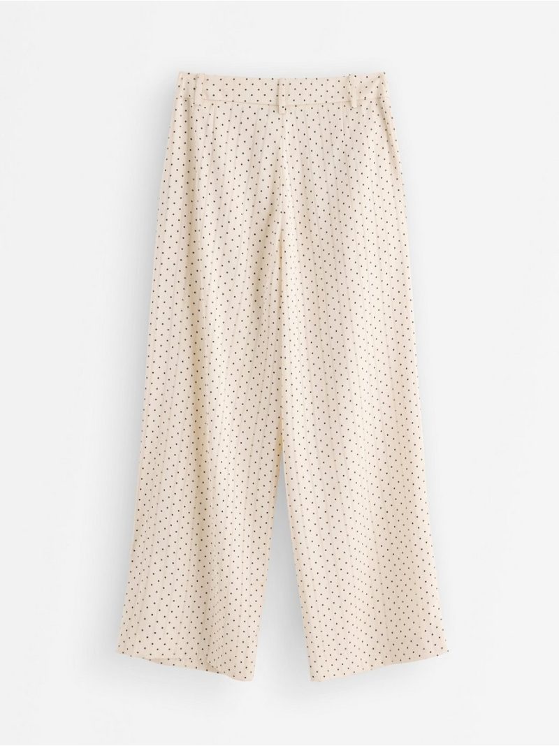 Wide trousers in satin - 3011450-9609