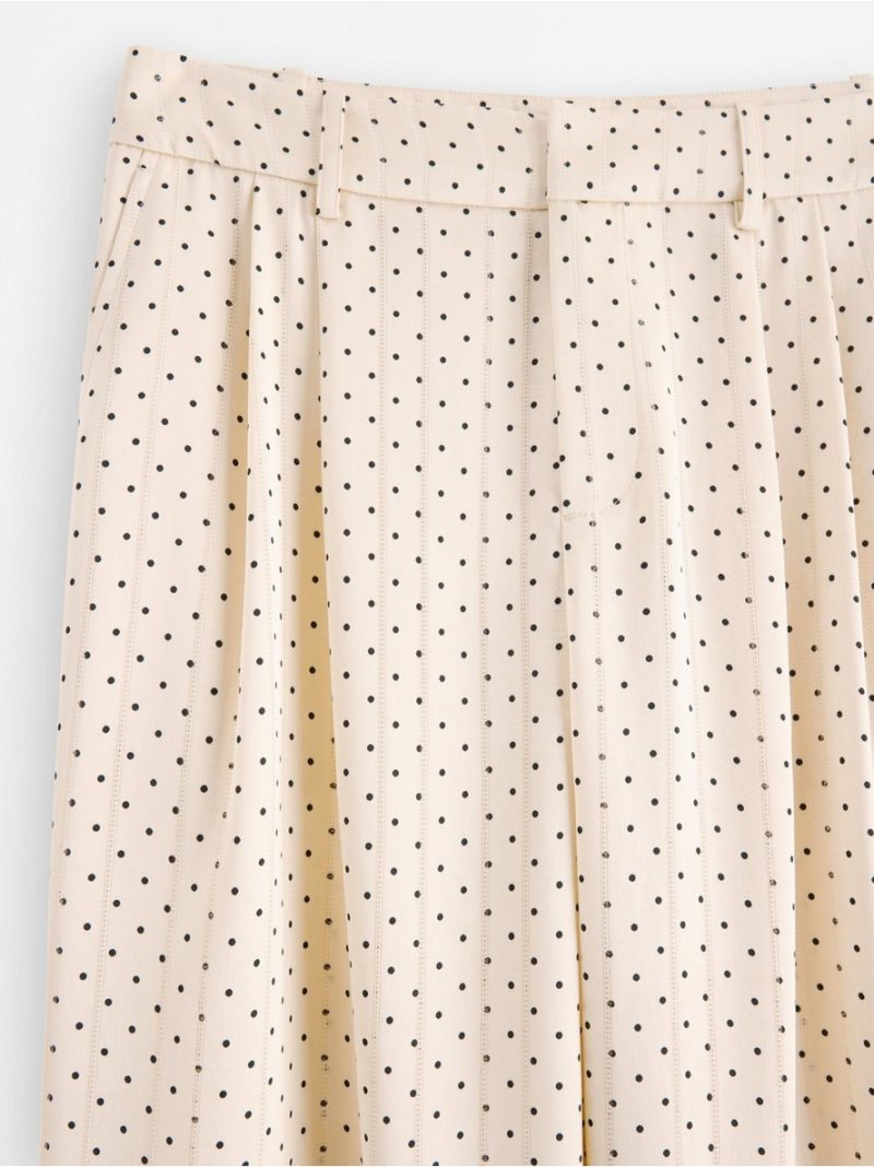 Wide trousers in satin - 3011450-9609