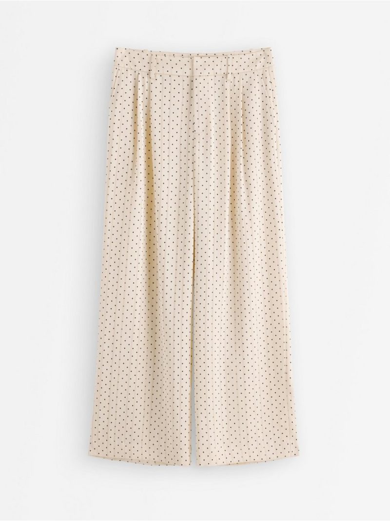 Wide trousers in satin - 3011450-9609