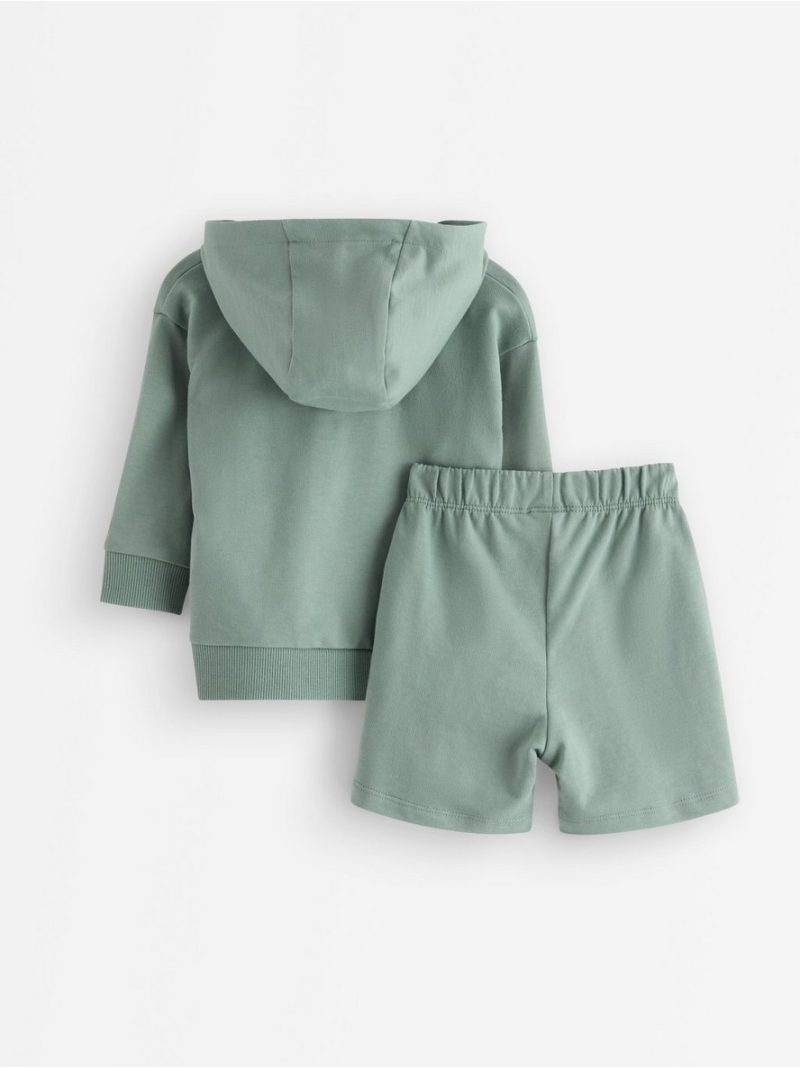 Set - hoodie and sweat shorts - 3011452-2162