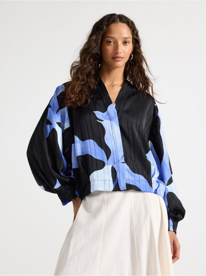 Long-sleeved blouse - 3011489-80
