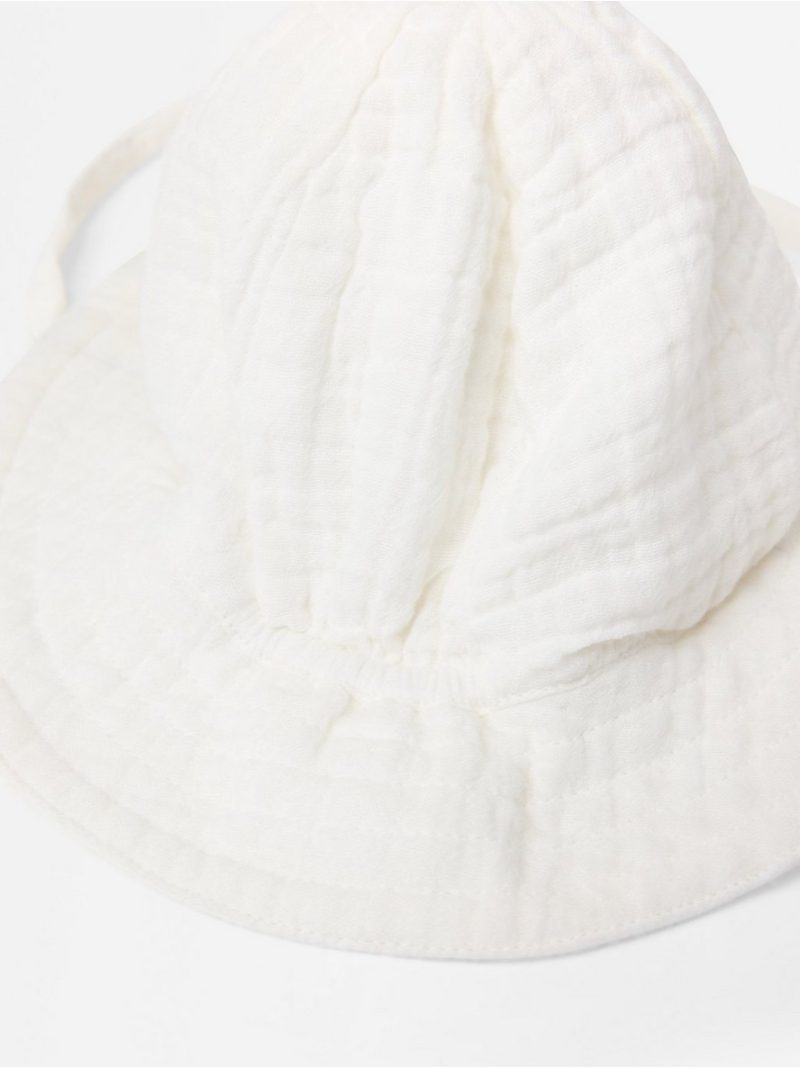 Sun hat in cotton gauze - 3011533-325