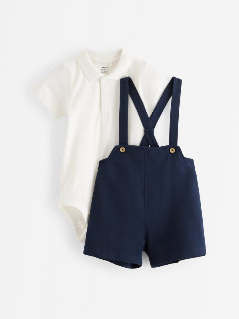 Set - bodysuit and bib shorts - 3011549-325