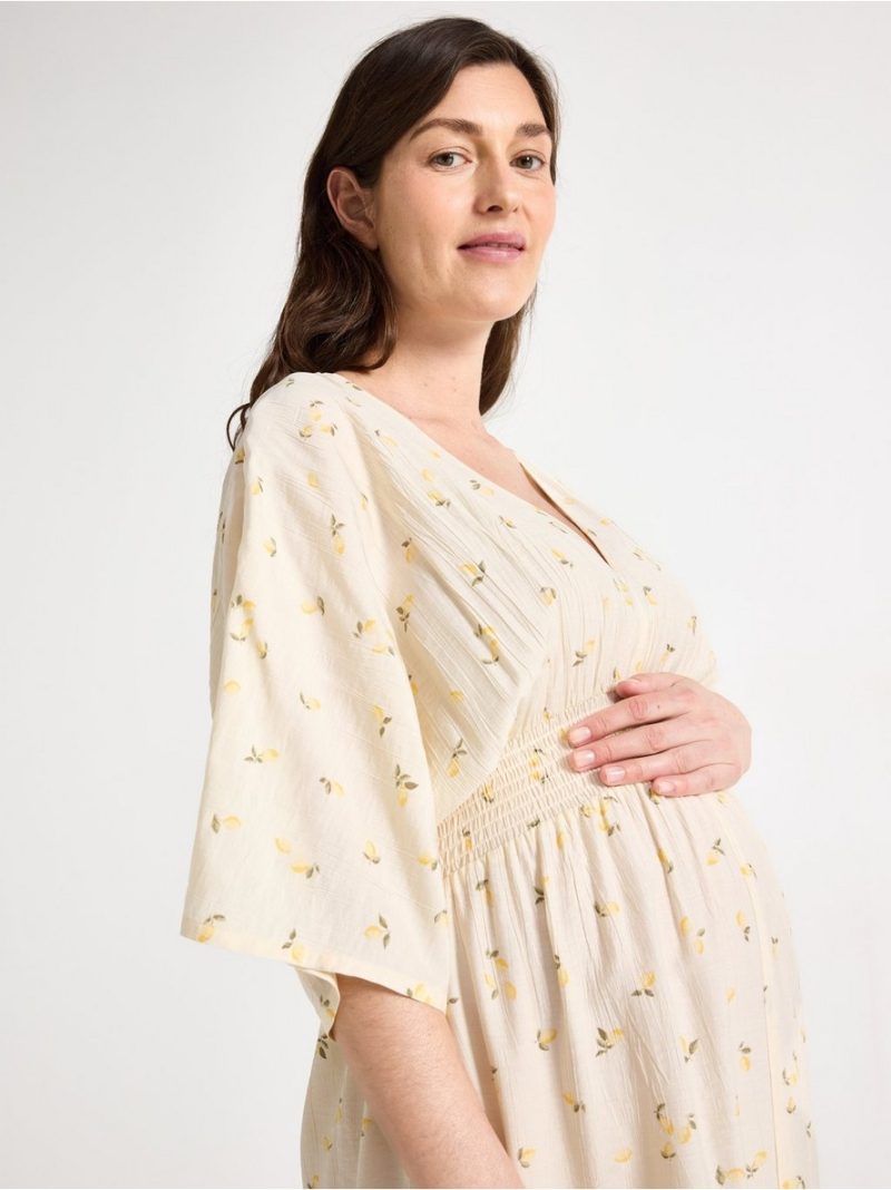 MOM short-sleeved midi dress - 3011562-6857