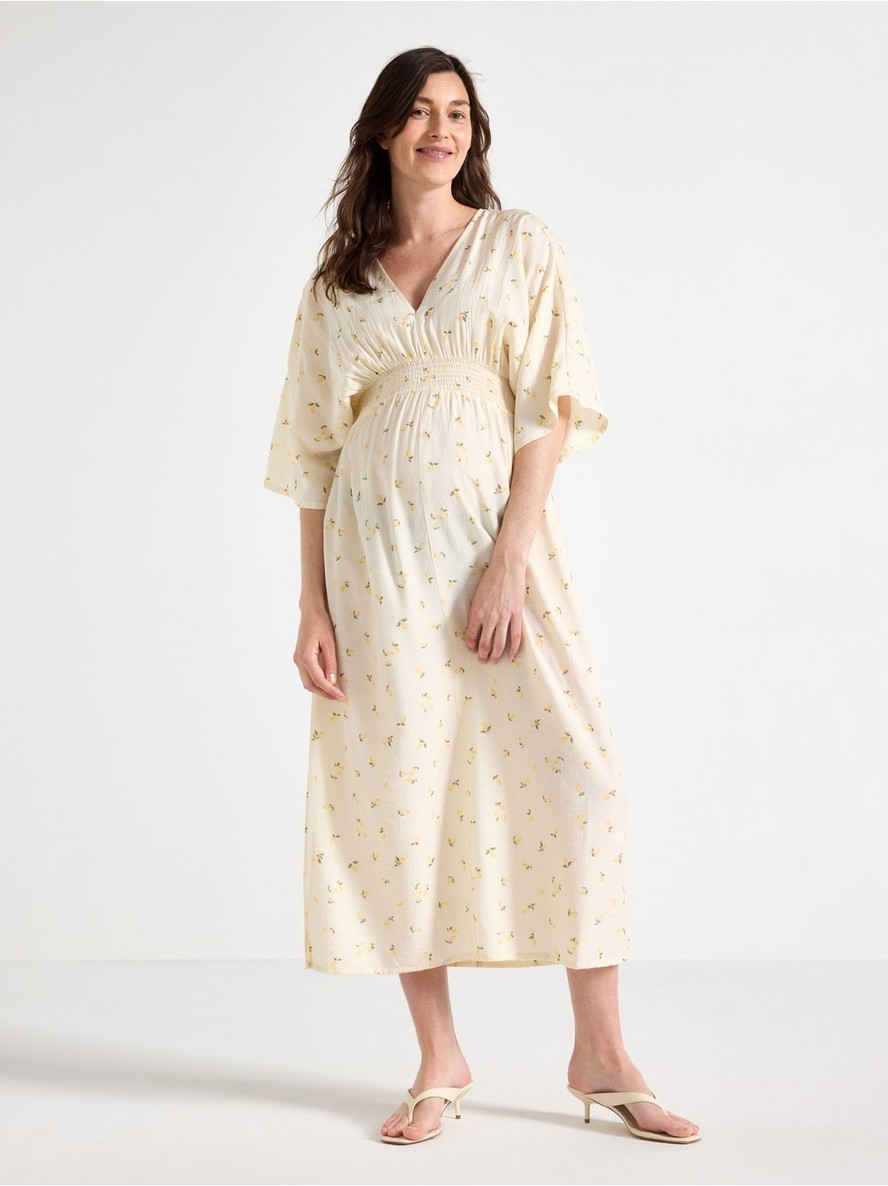 MOM short-sleeved midi dress - 3011562-6857