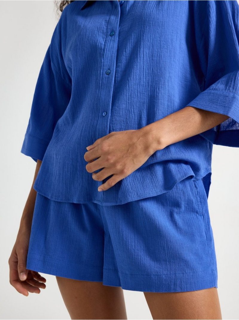 Crinkled shorts - 3011572-7343
