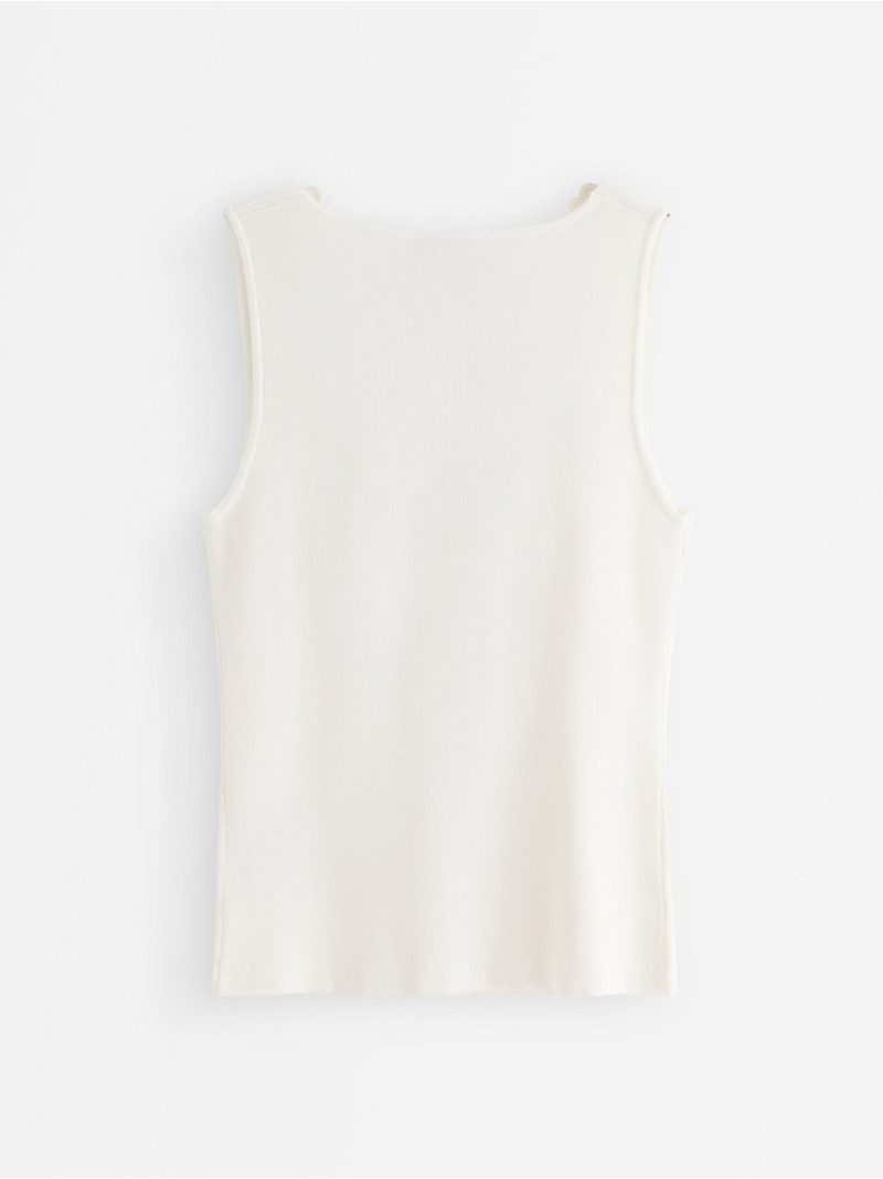 Ribbed tank top - 3011610-300