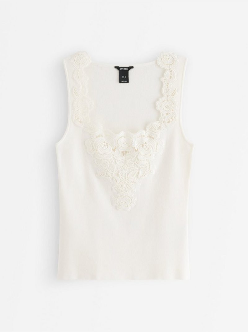 Ribbed tank top - 3011610-300