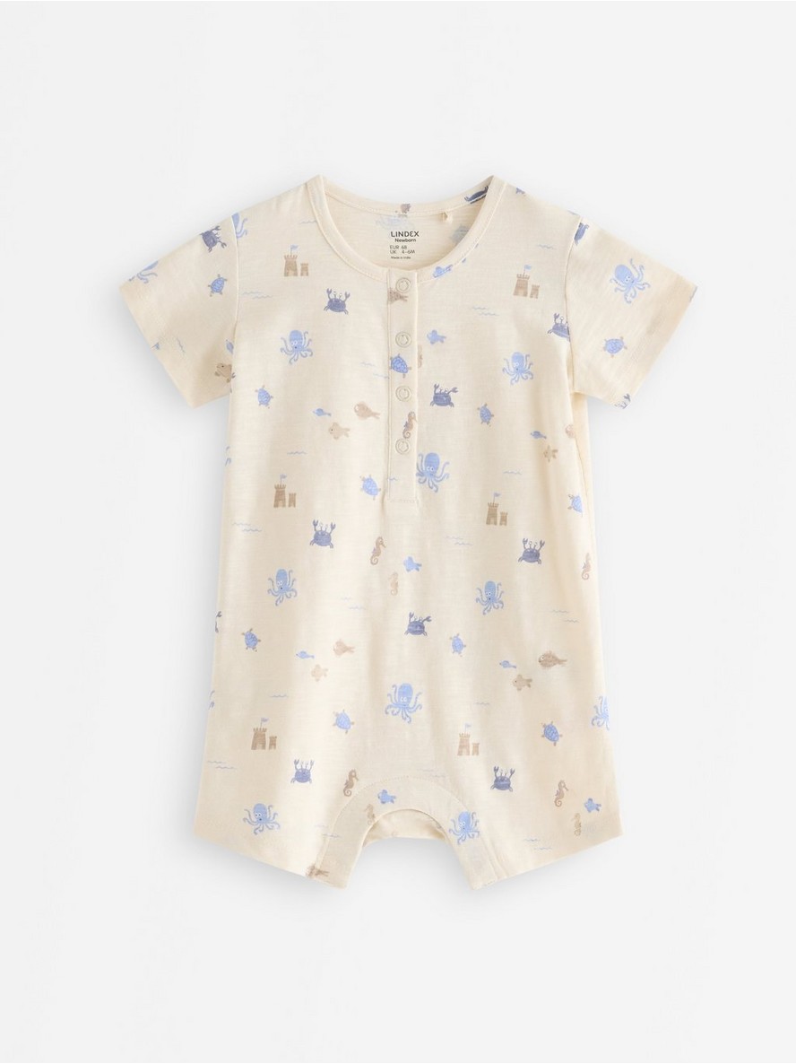 Short-sleeved romper - 3011611-1230
