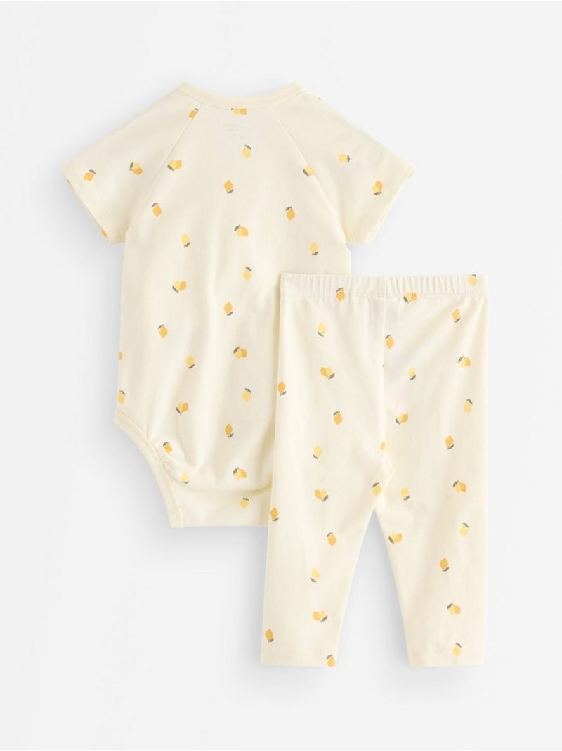 Set - wrap bodysuit and leggings - 3011648-325