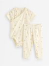 Set - wrap bodysuit and leggings - 3011648-325