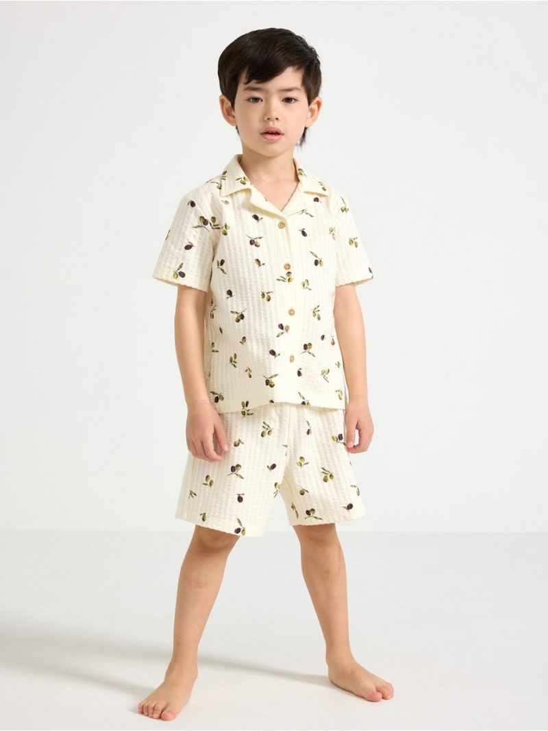 Pyjama set in seersucker - 3011687-6728