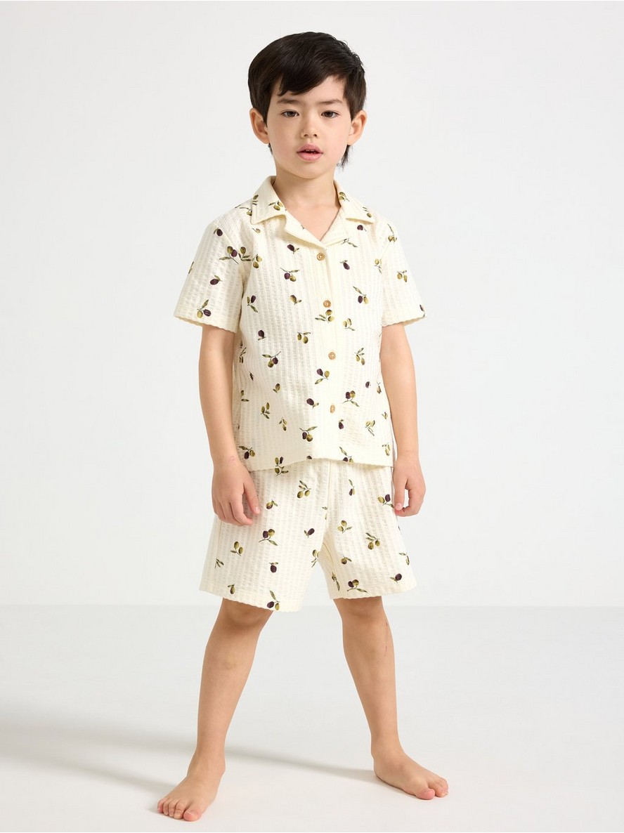 Pyjama set in seersucker - 3011687-6728