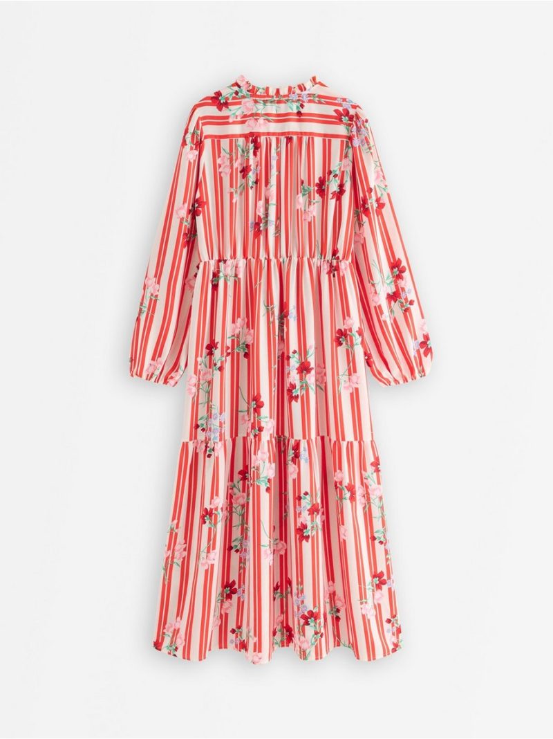 Long-sleeved maxi dress - 3011710-7855
