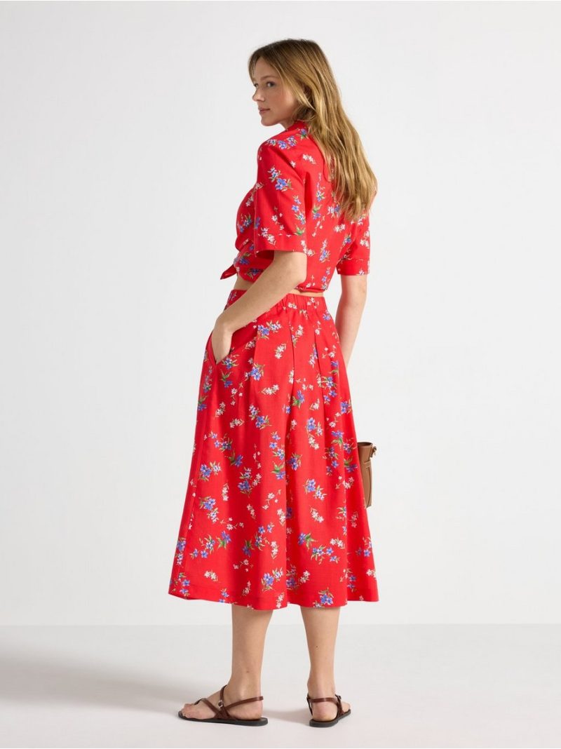 Midi skirt - 3011712-7855