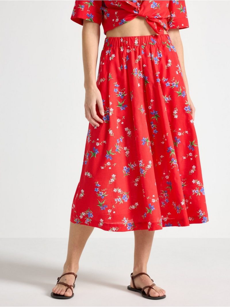 Midi skirt - 3011712-7855