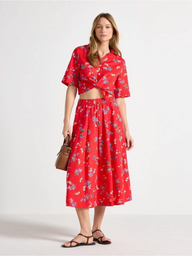 Midi skirt - 3011712-7855