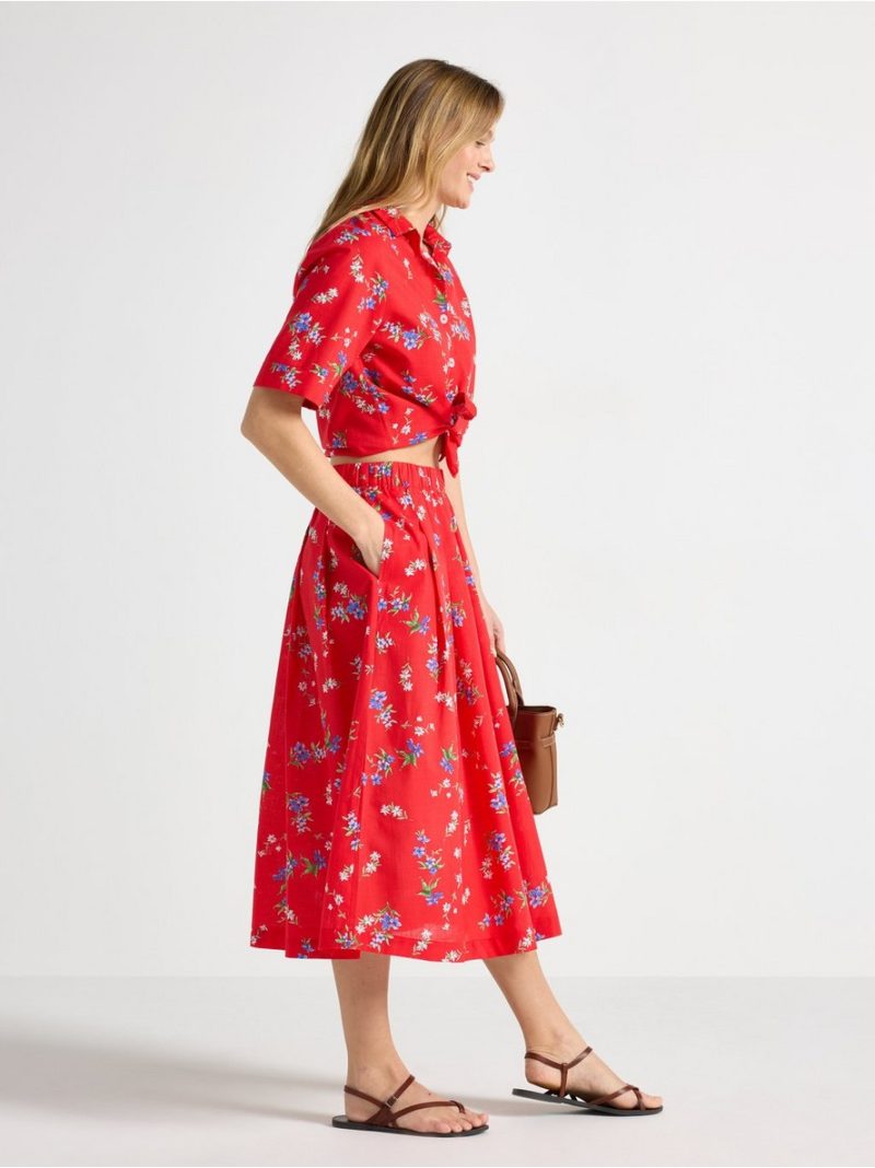 Midi skirt - 3011712-7855