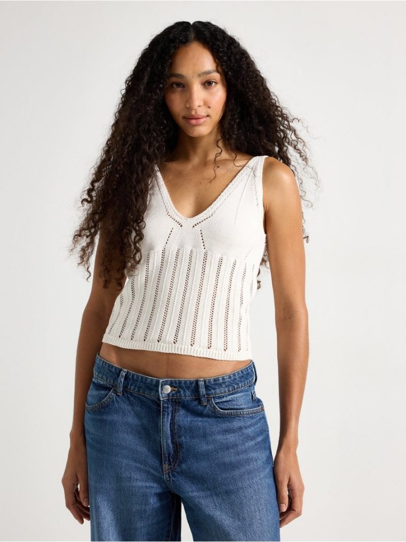 - Knitted camisole Knitted camisole - 3011753-7862