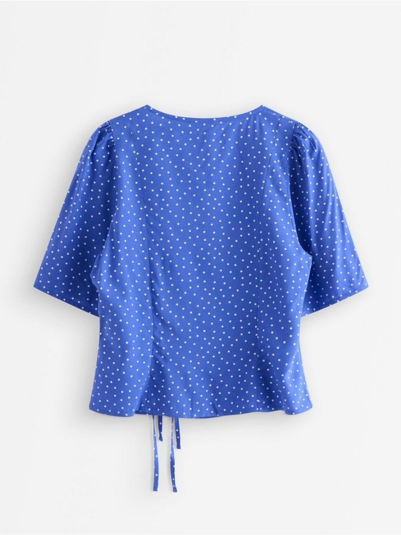 Short-sleeved blouse - 3011846-7343