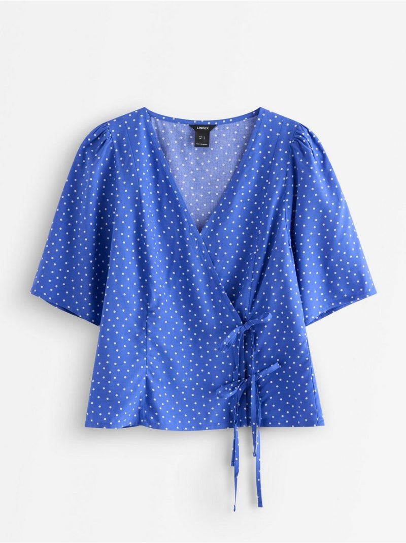 Short-sleeved blouse - 3011846-7343