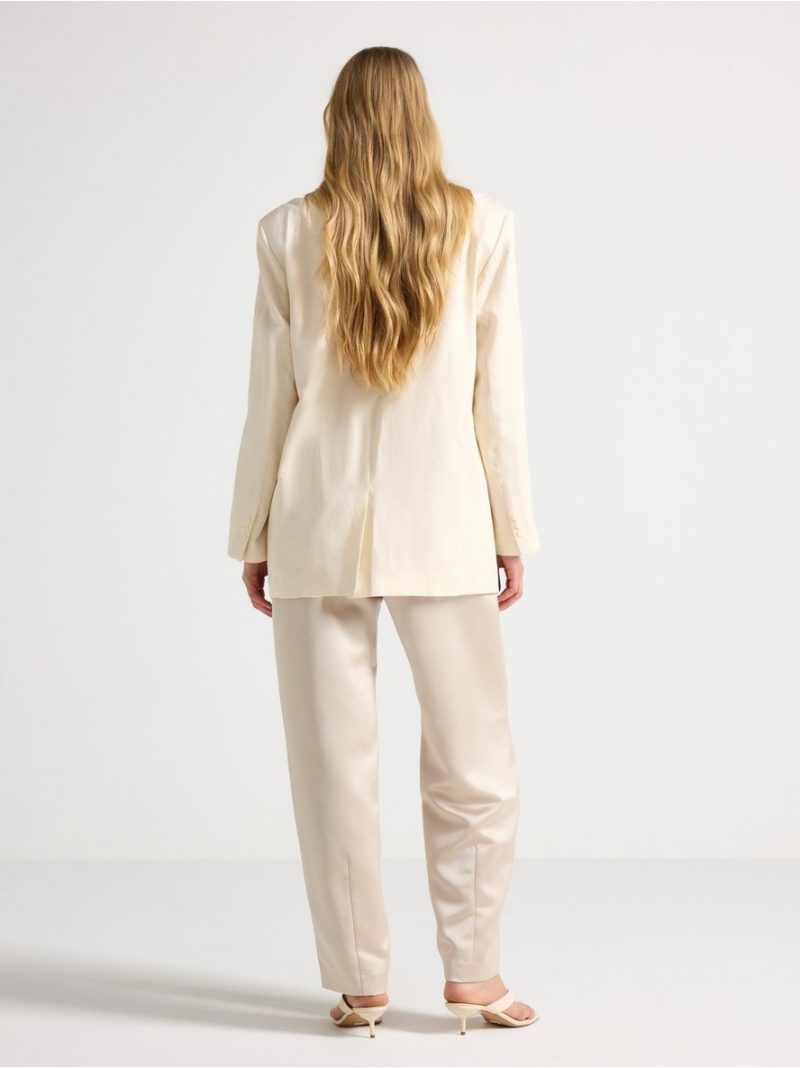 Trousers in satin - 3011899-1418