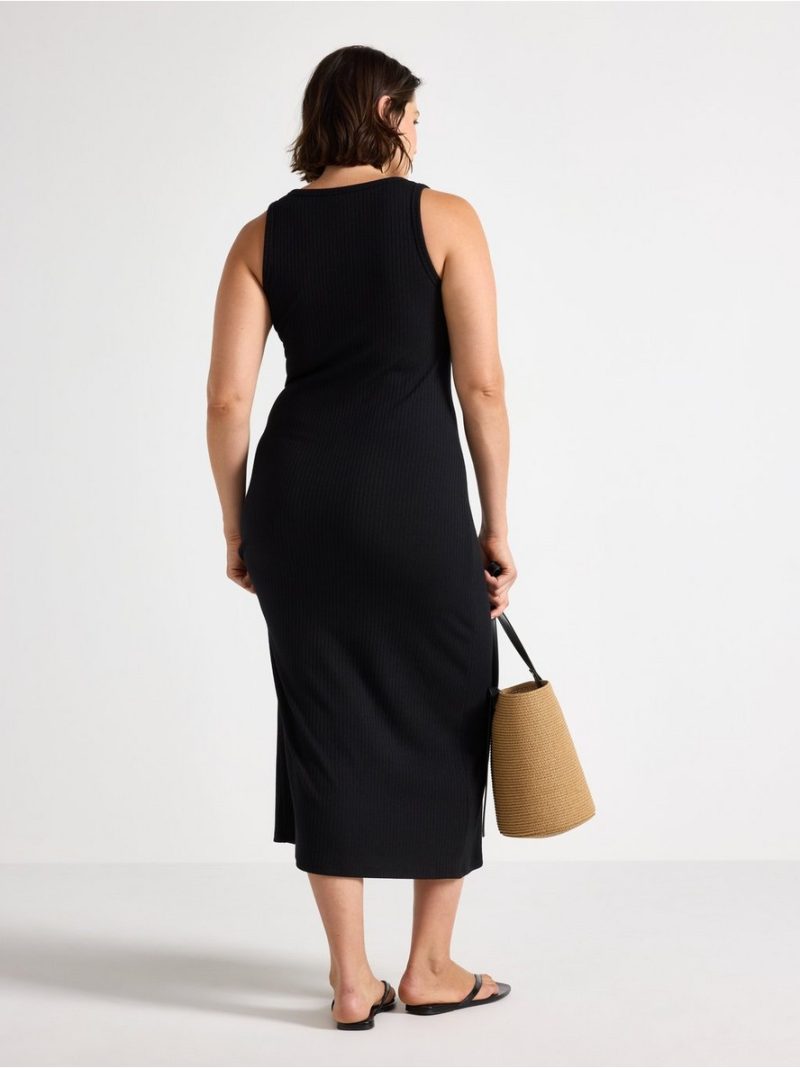 Rib-knit midi dress - 3011908-80