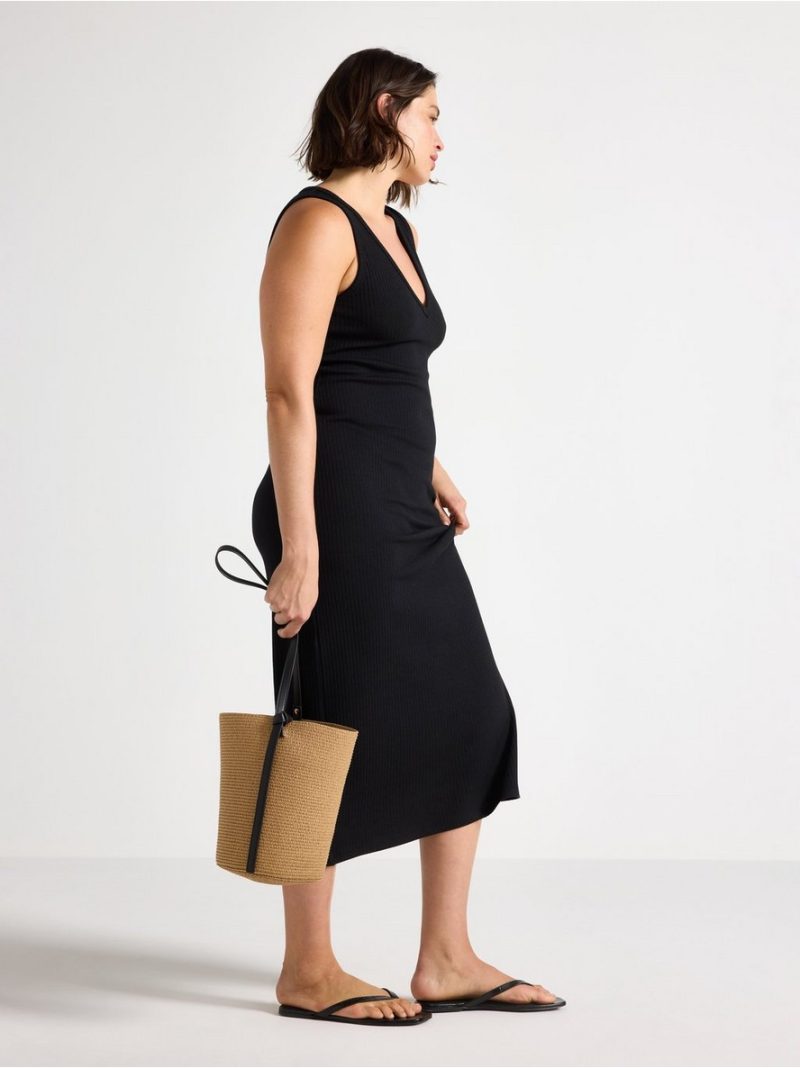 Rib-knit midi dress - 3011908-80