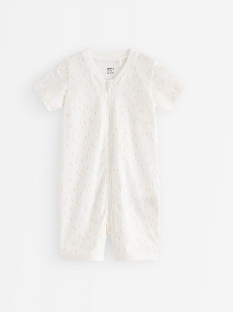 Pyjama romper with application at the back - 3011930-325