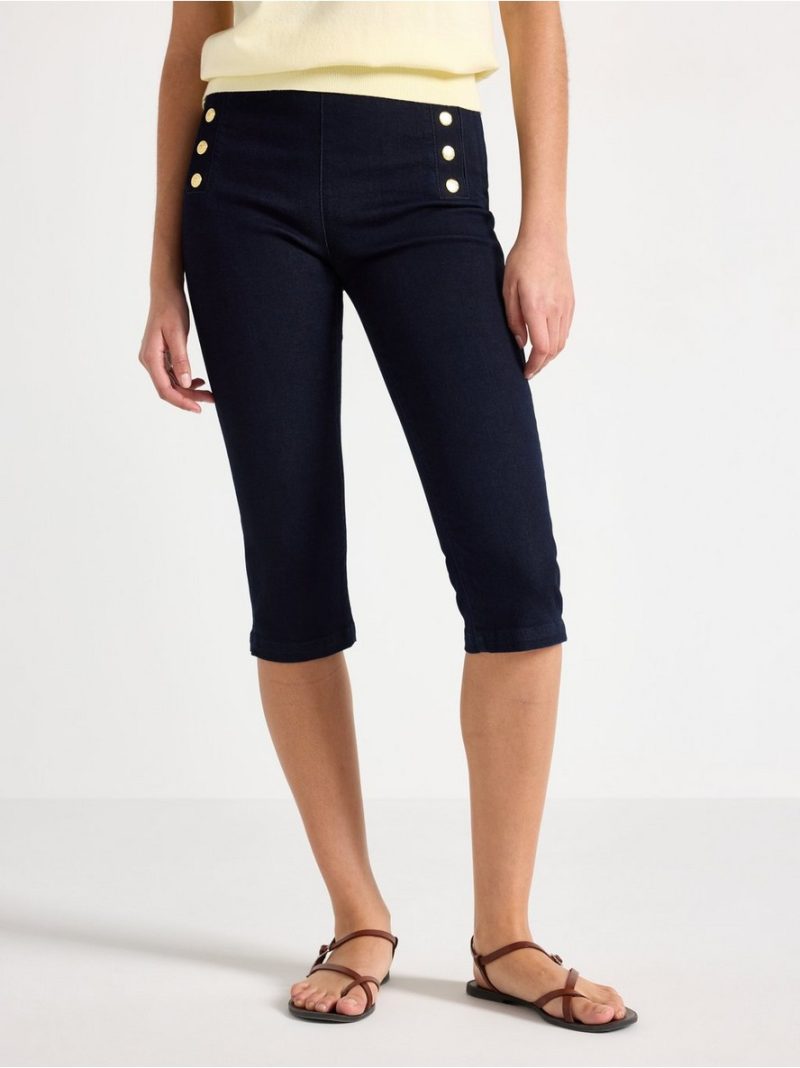 Capri trousers in denim - 3011948-791