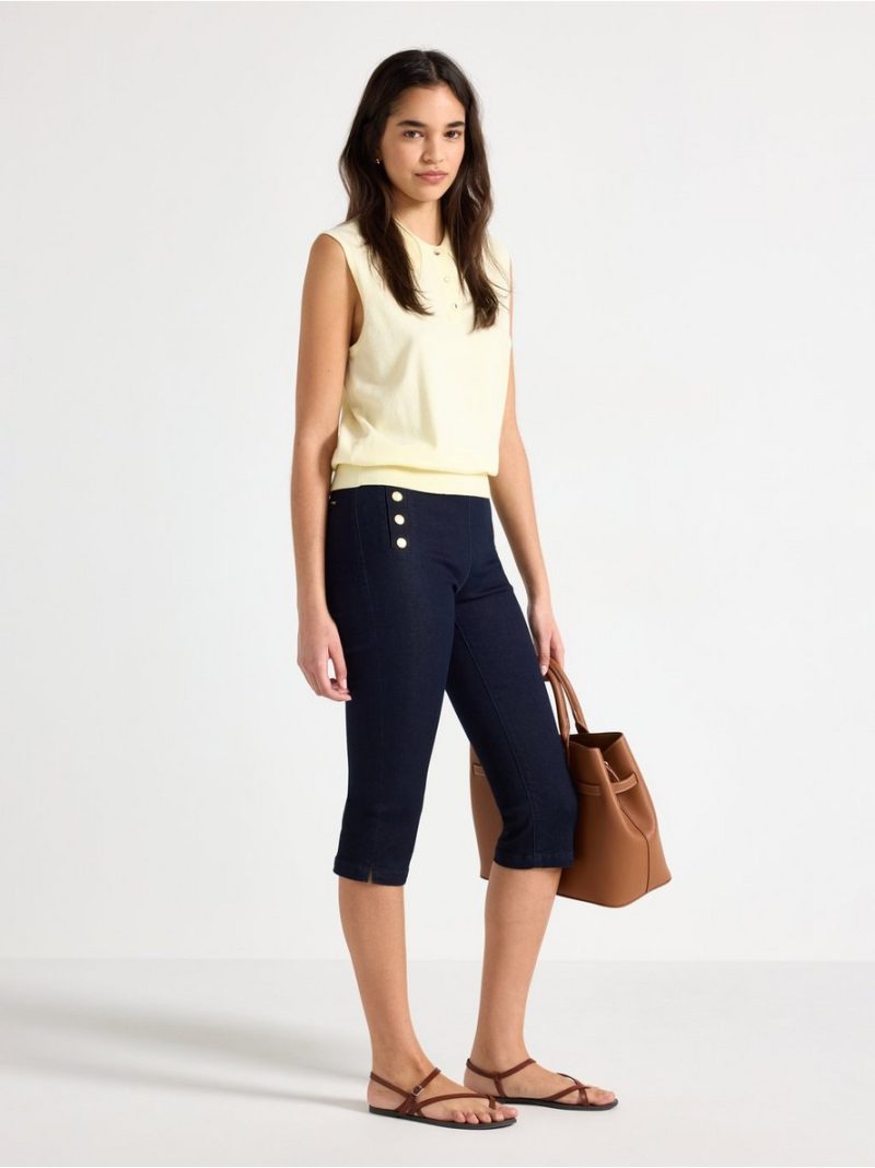 Capri trousers in denim - 3011948-791