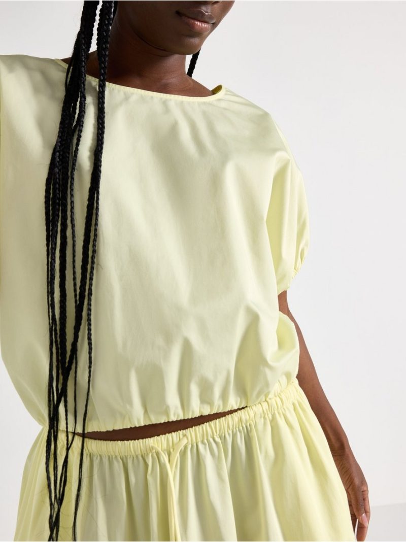 Short-sleeved blouse - 3011961-6579