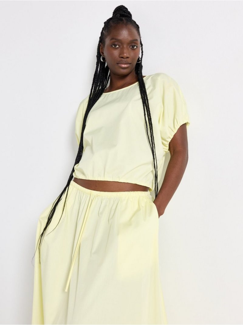 Short-sleeved blouse - 3011961-6579