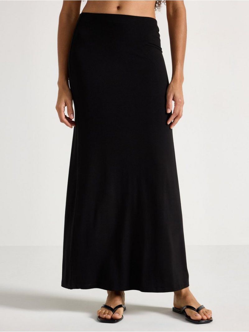 Maxi skirt in stretch tricot - 3011999-80