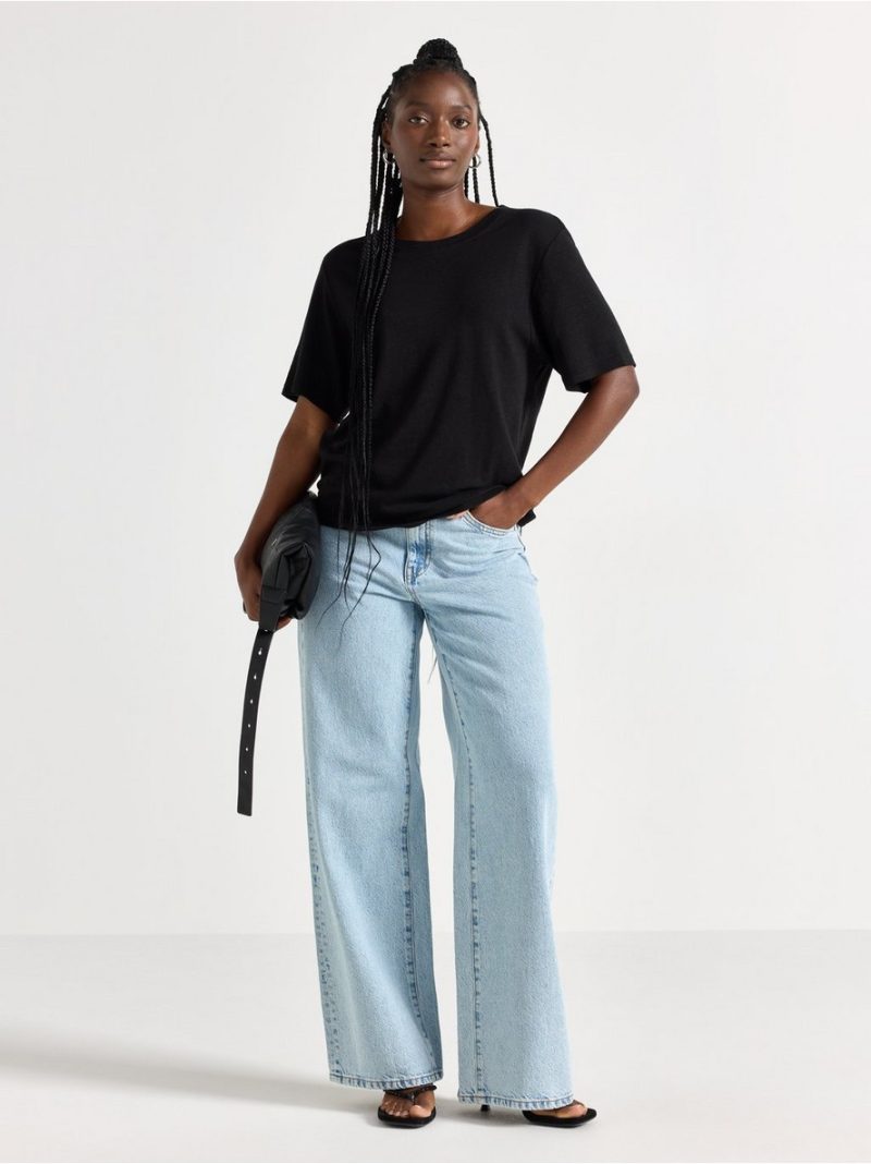 T-shirt in linen blend - 3012106-80