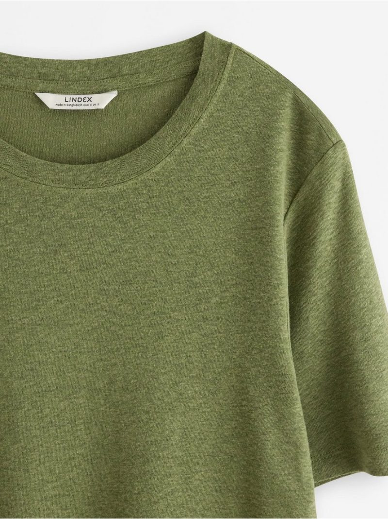 T-shirt in linen blend - 3012106-9415