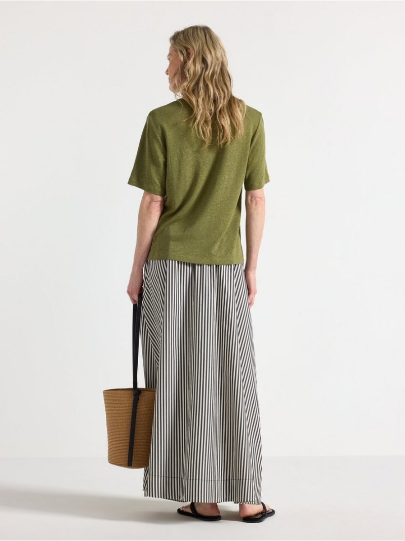 T-shirt in linen blend - 3012106-9415