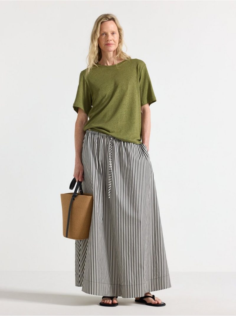 T-shirt in linen blend - 3012106-9415