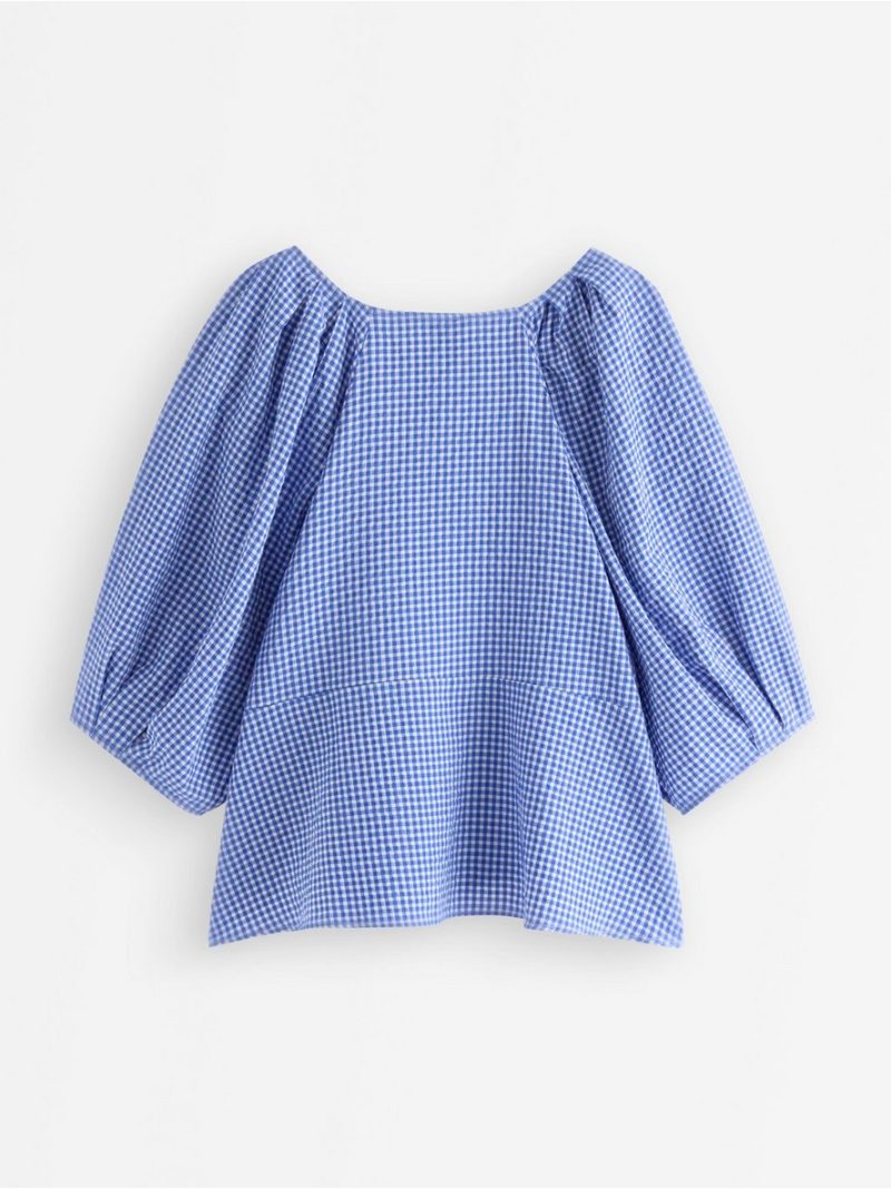 Blouse in seersucker - 3012131-7343