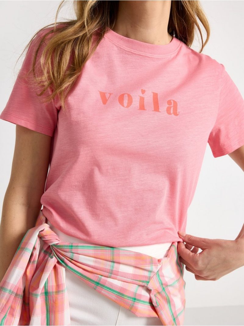 Short-sleeved top - 3012198-8393