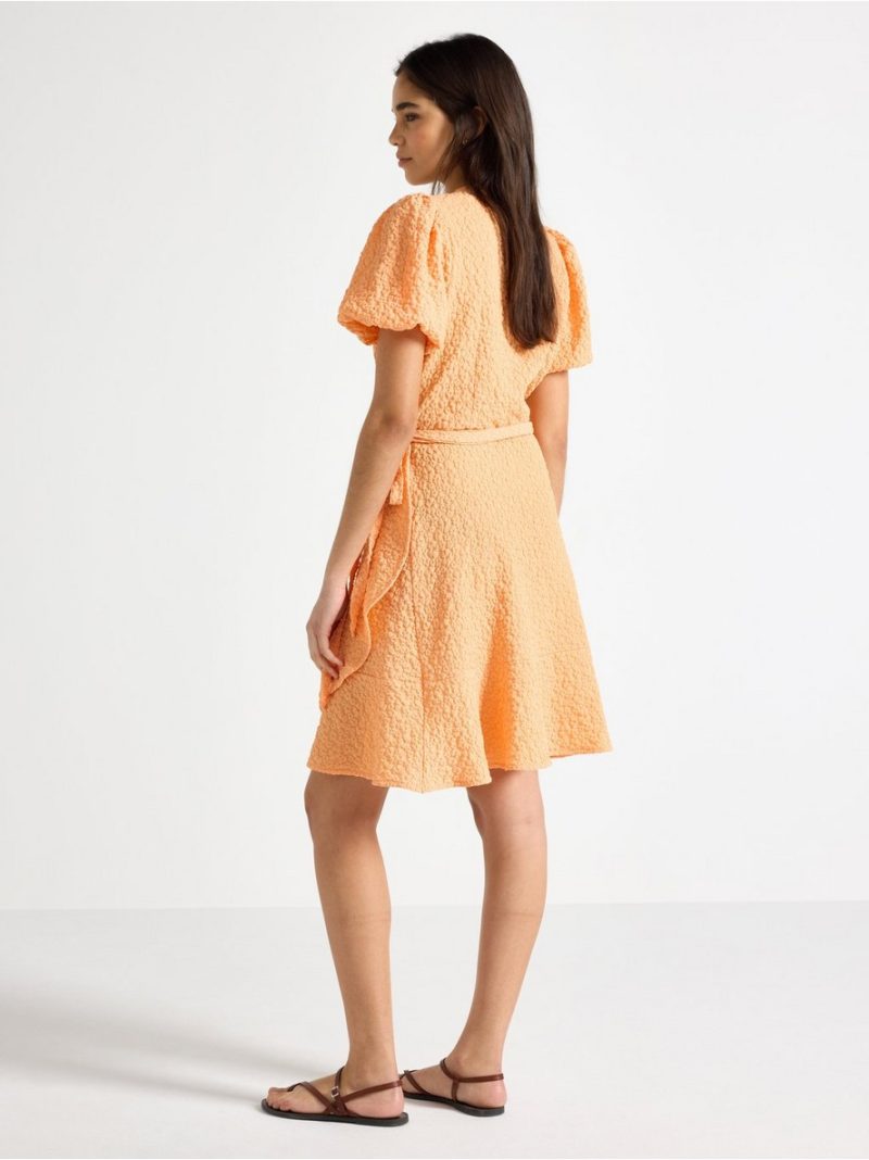 Mini dress with wrap design - 3012297-2887