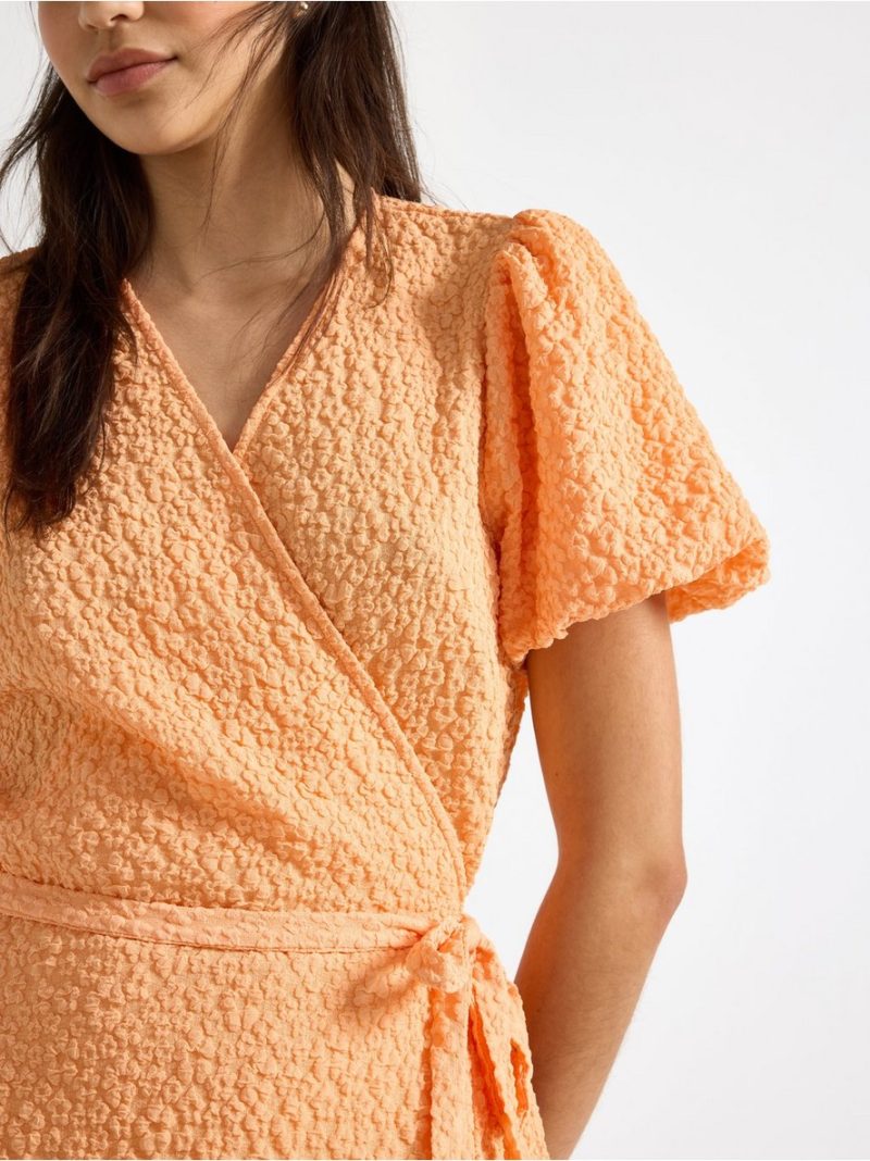 Mini dress with wrap design - 3012297-2887