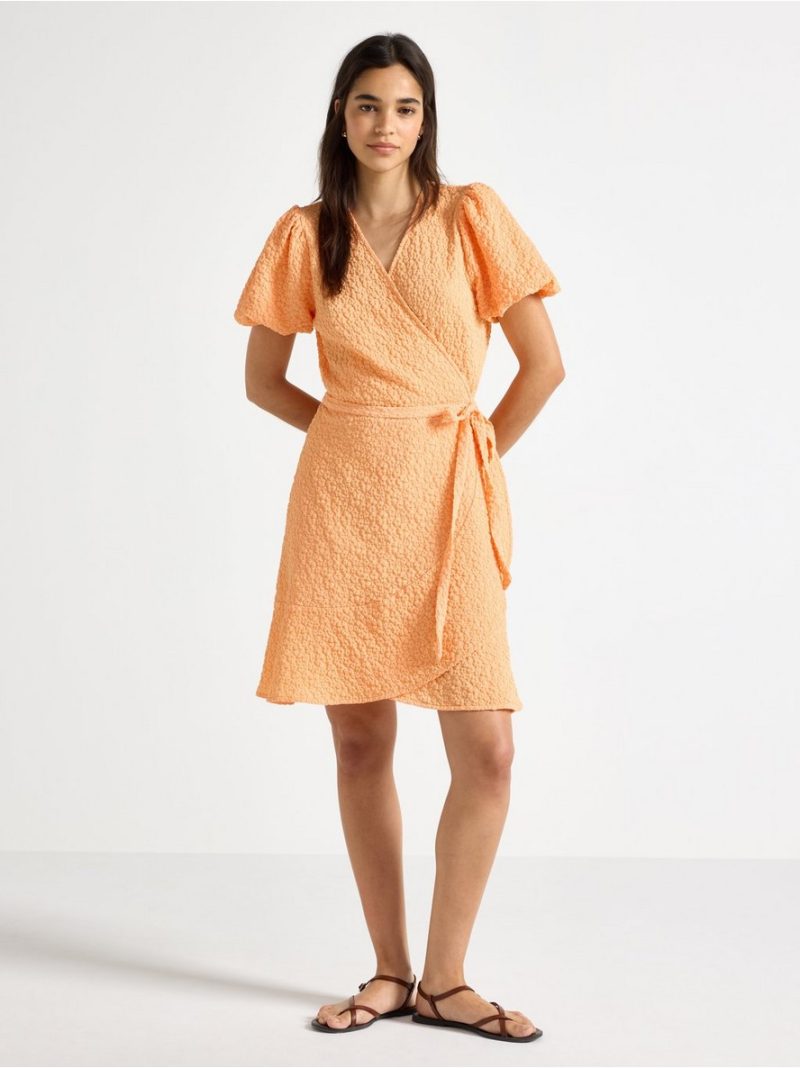 - Mini dress with wrap design Mini dress with wrap design - 3012297-2887