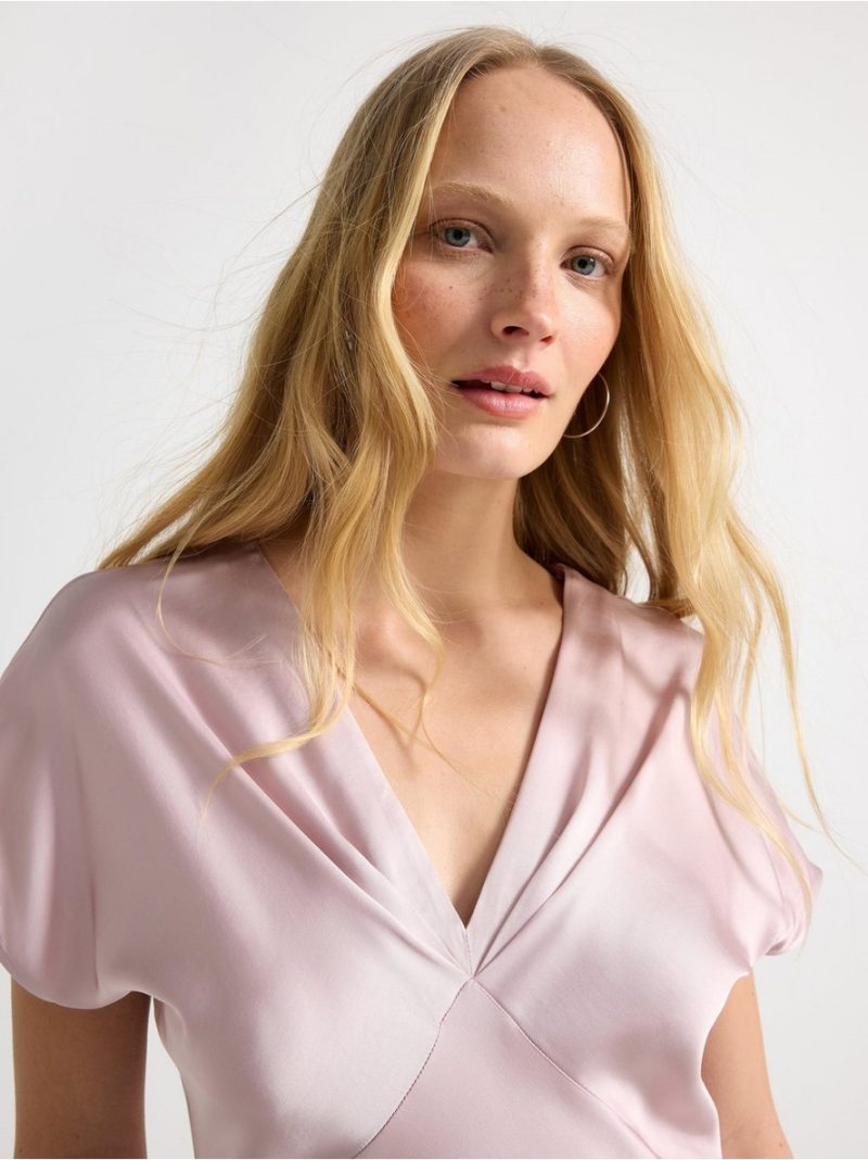 Dress in satin - 3012431-7322