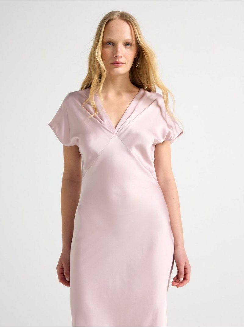 Dress in satin - 3012431-7322