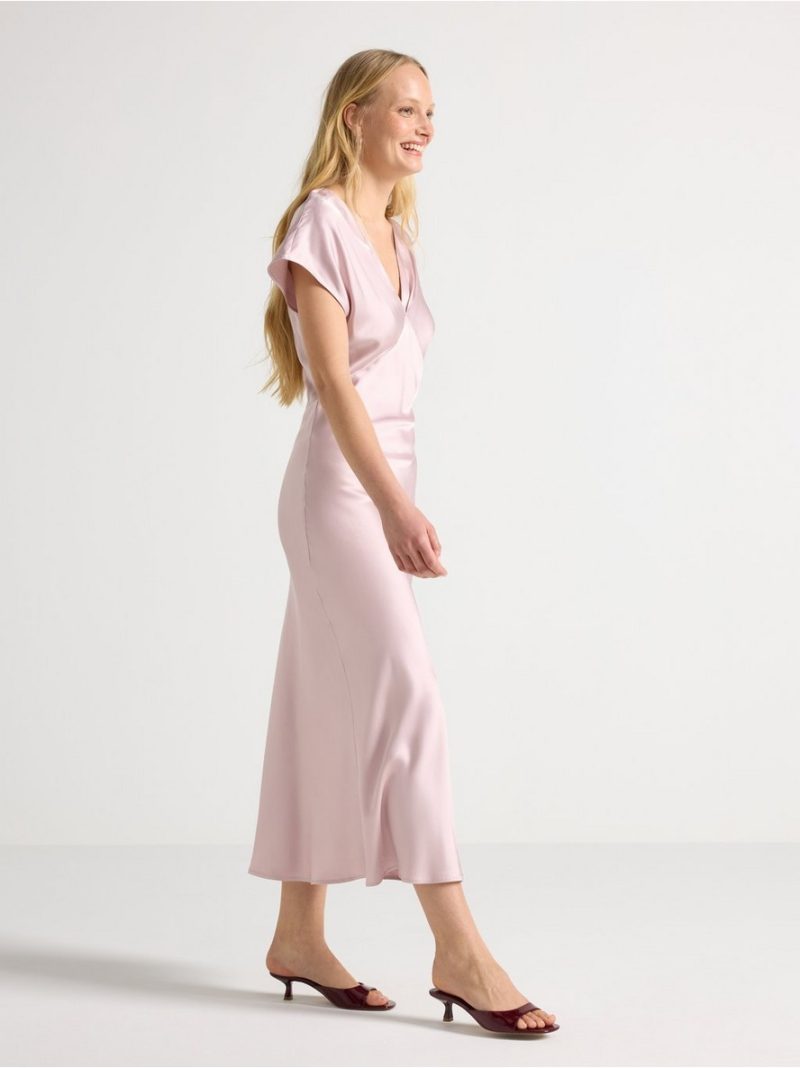 Dress in satin - 3012431-7322