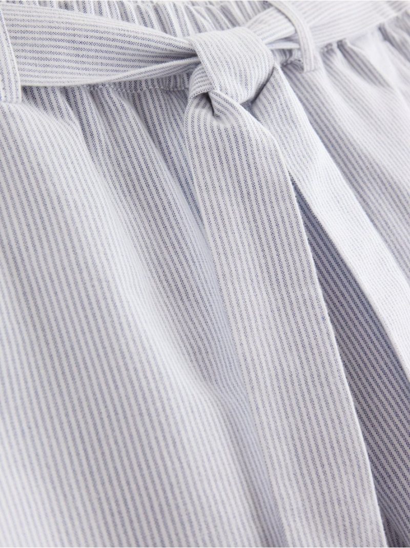Tapered cotton trousers - 3012505-6838